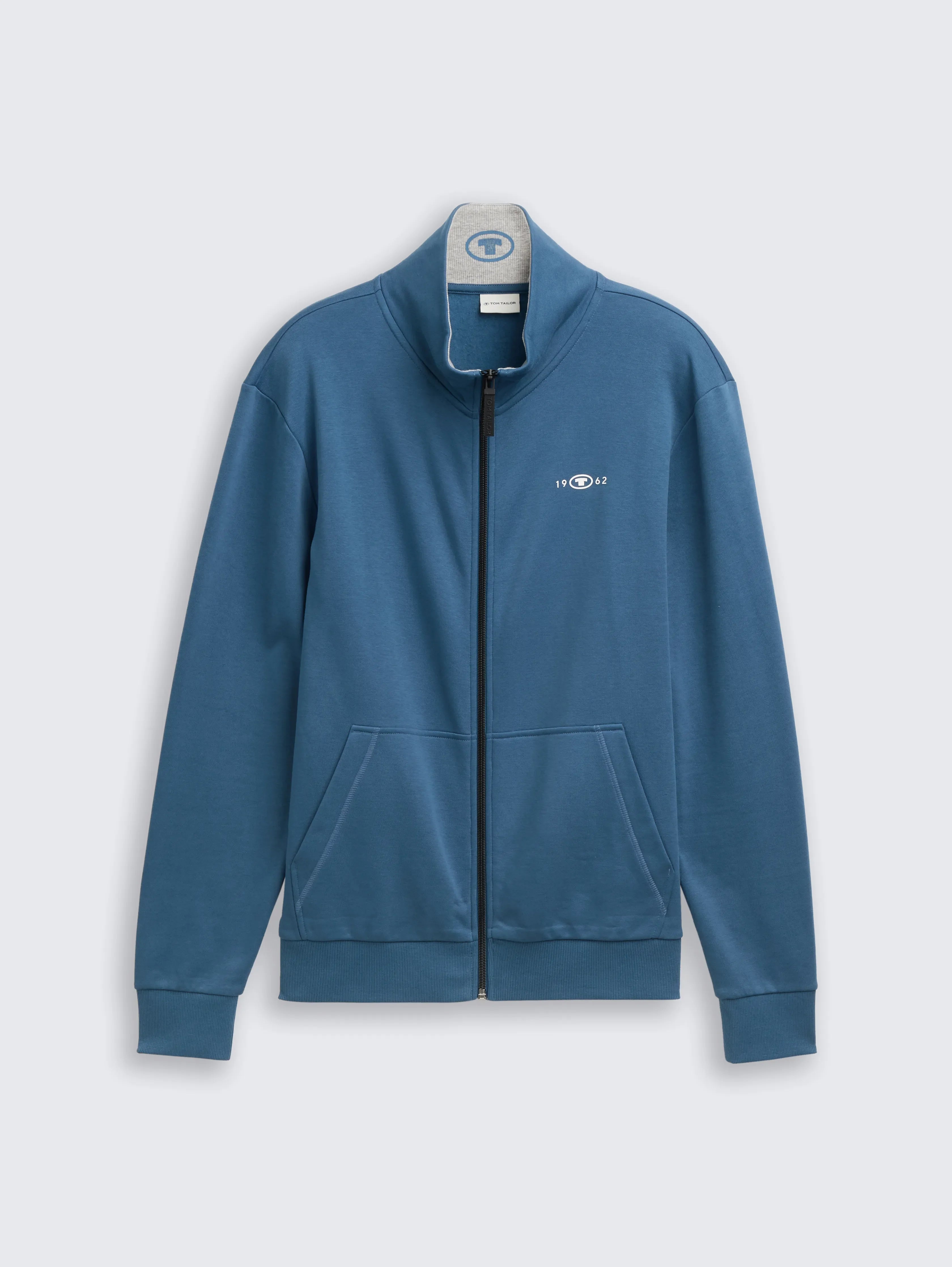 Tom Tailor_0_Sweat Jacket with Stand-Up Collar_1045645_38224_01
