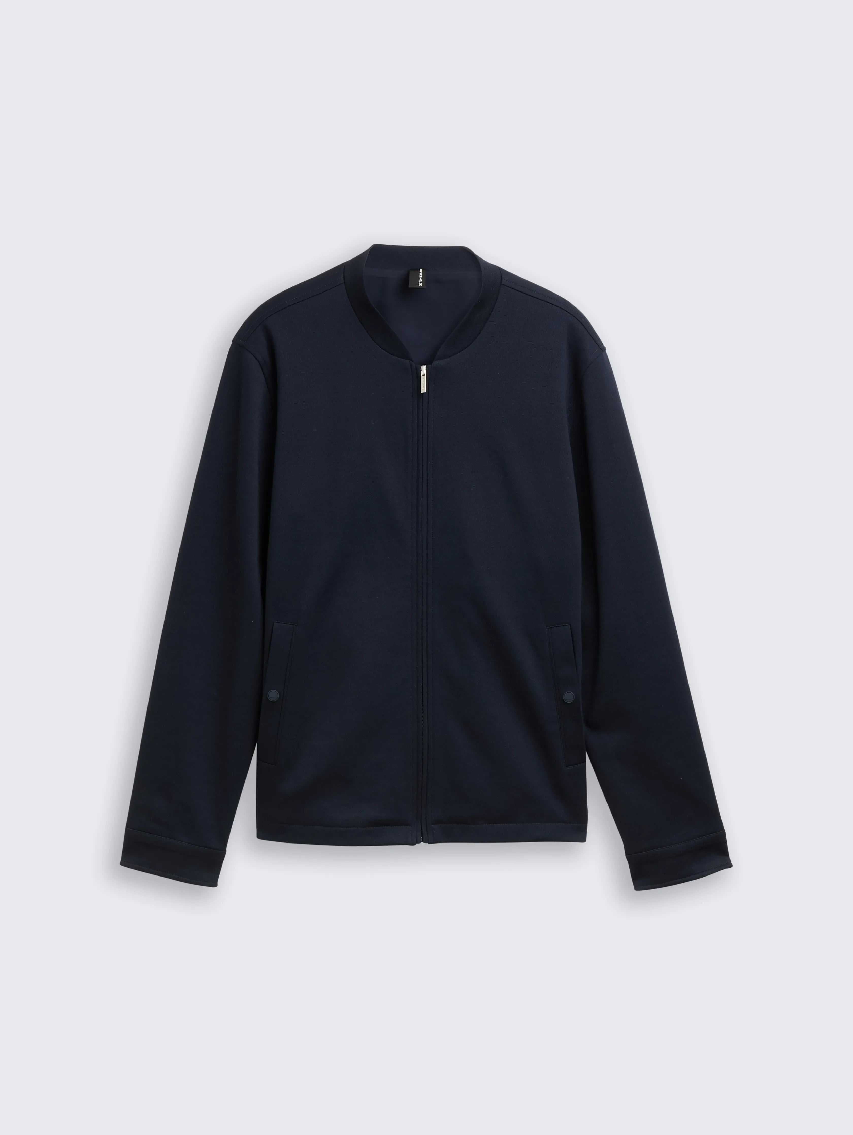 Tom Tailor_0_PiquŽ Blouson Jacket with Bomber Collar_1047274_10668_01