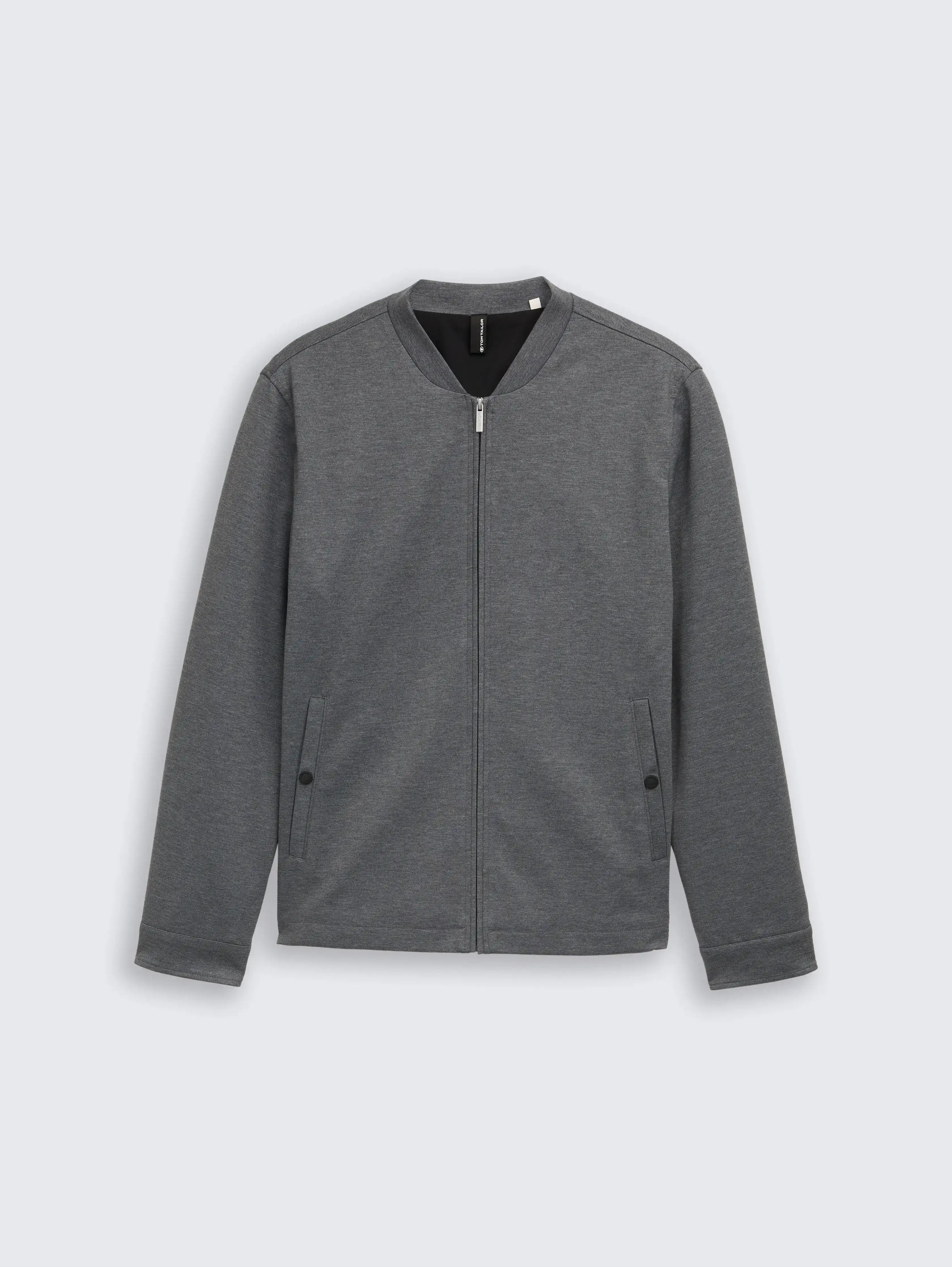 Tom Tailor_0_PiquŽ Blouson Jacket with Bomber Collar_1047274_38807_01