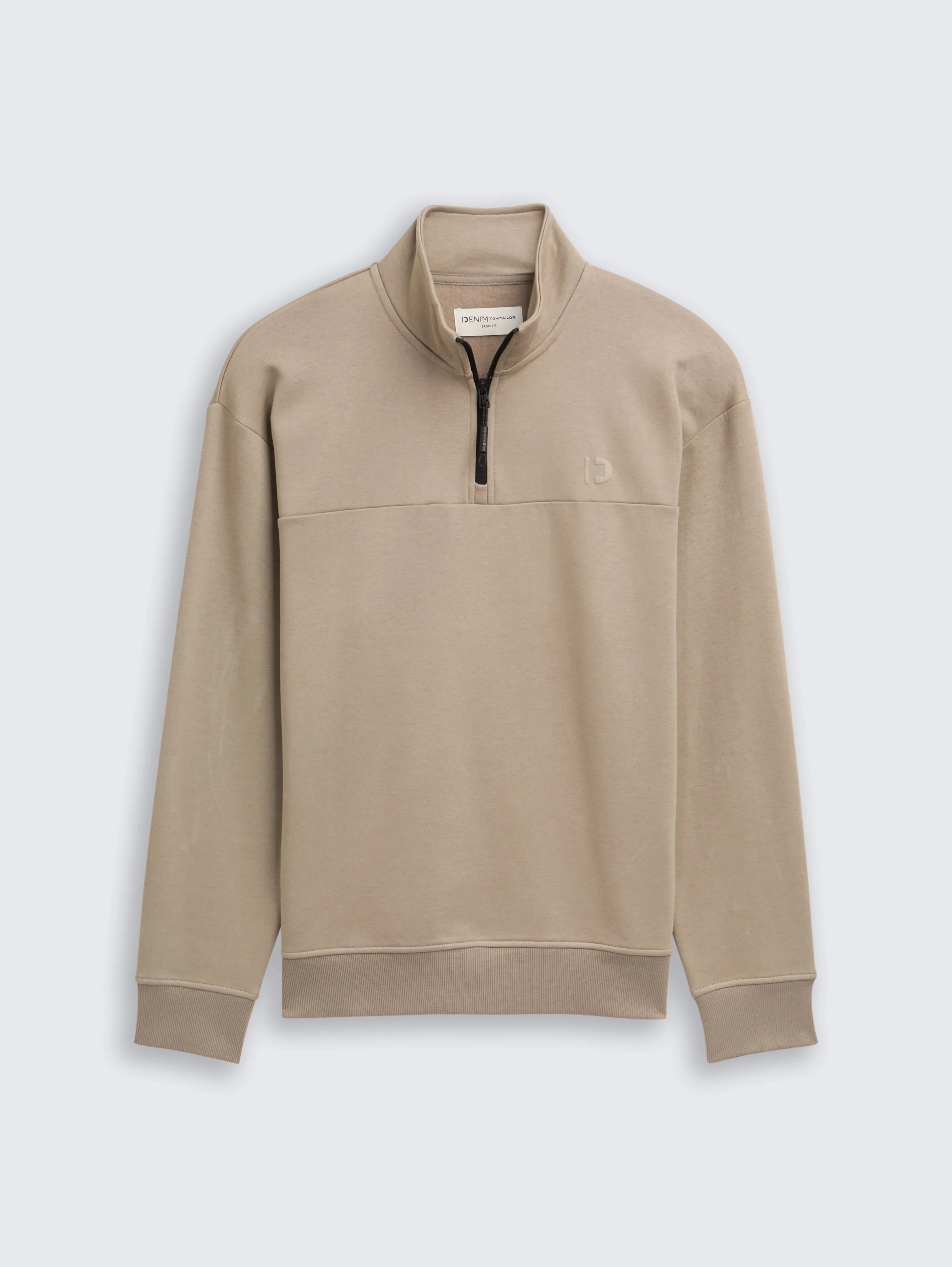 Tom Tailor_0_Troyer Sweatshirt with Logo Print_1047553_38323_01