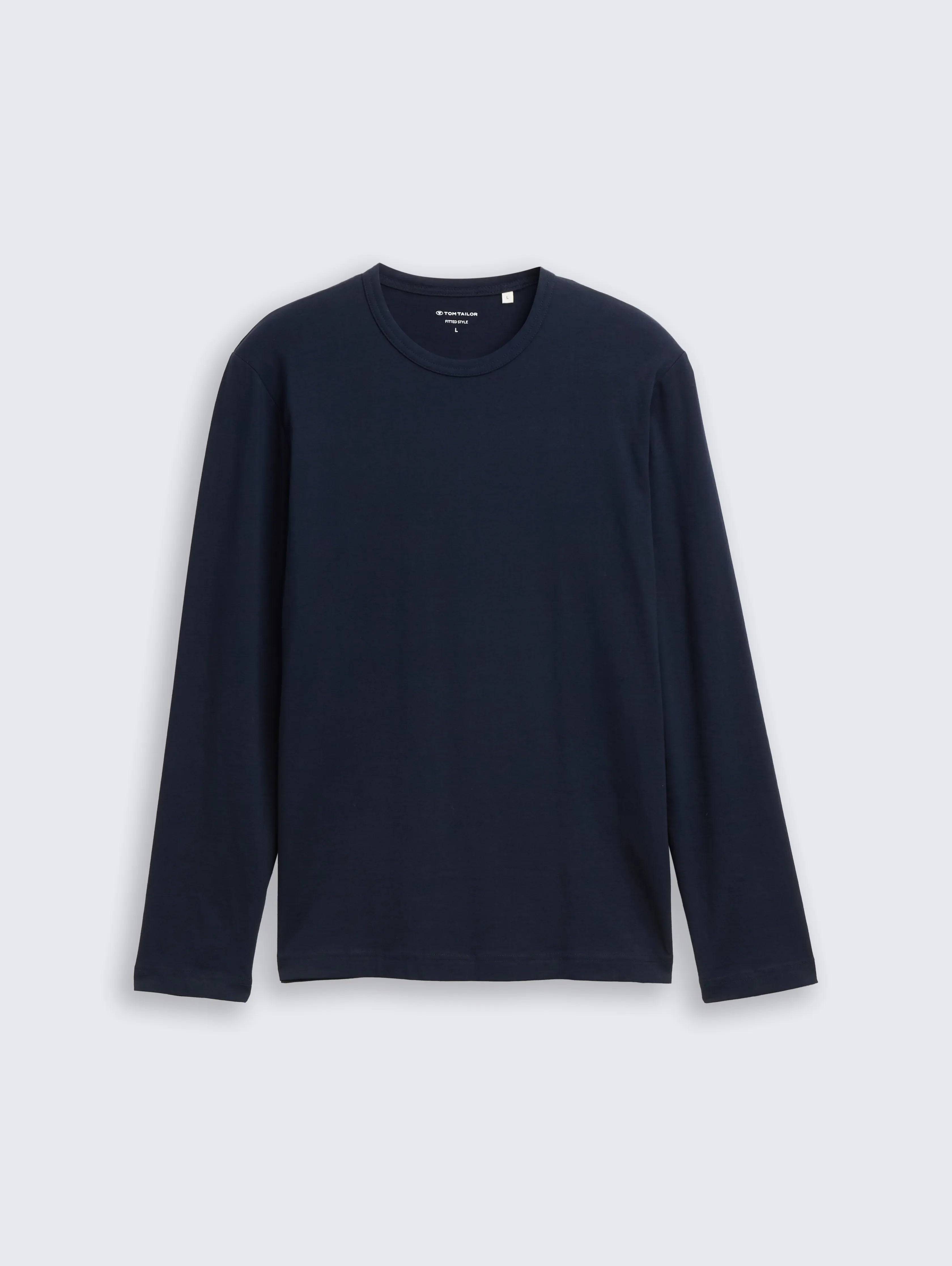 Tom Tailor_0_Slim Fit Long Sleeve Shirt with Stretch_1047811_10668_01