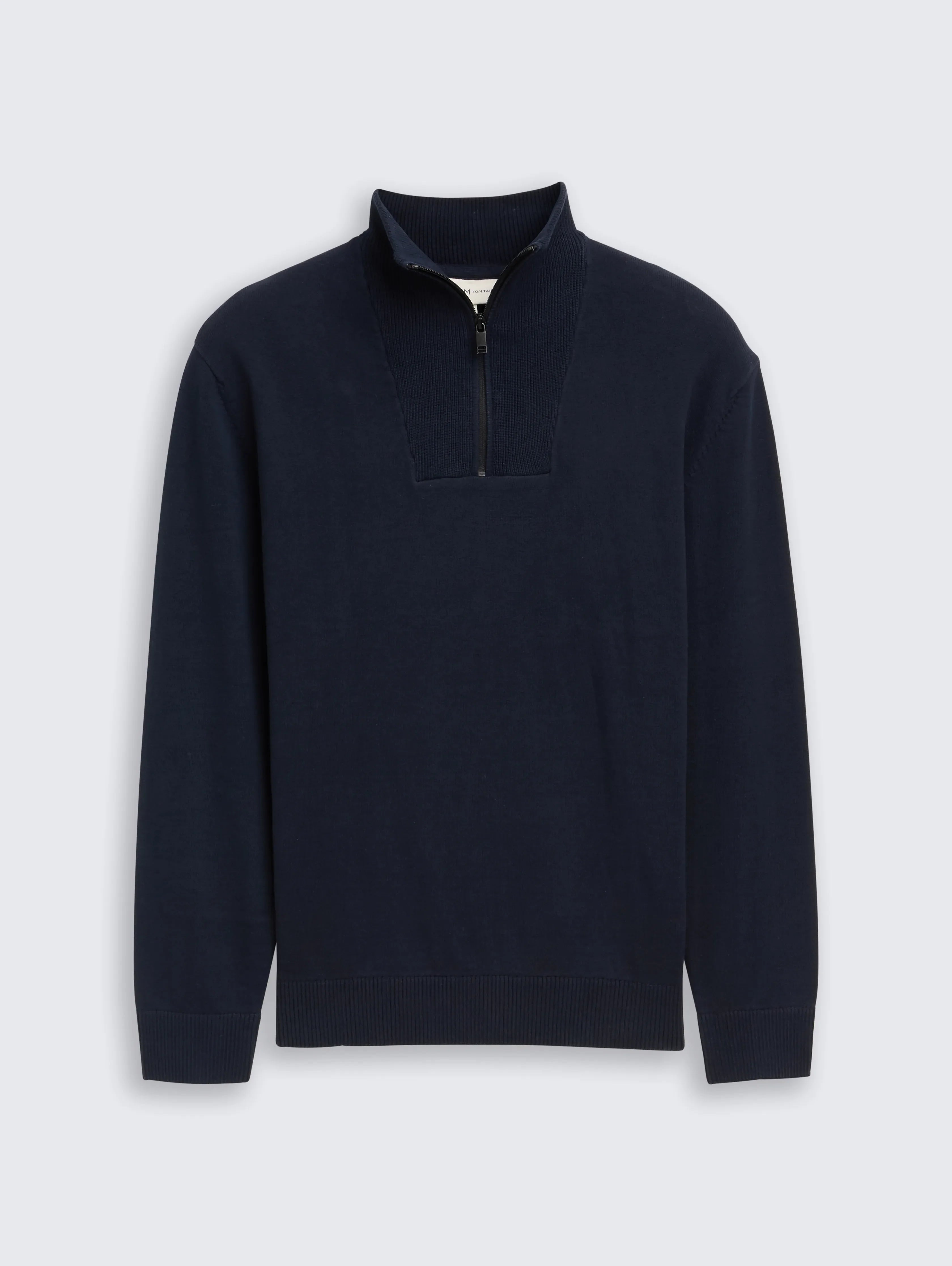 Tom Tailor_0_Cotton Troyer Knit Jumper_1047962_10668_01