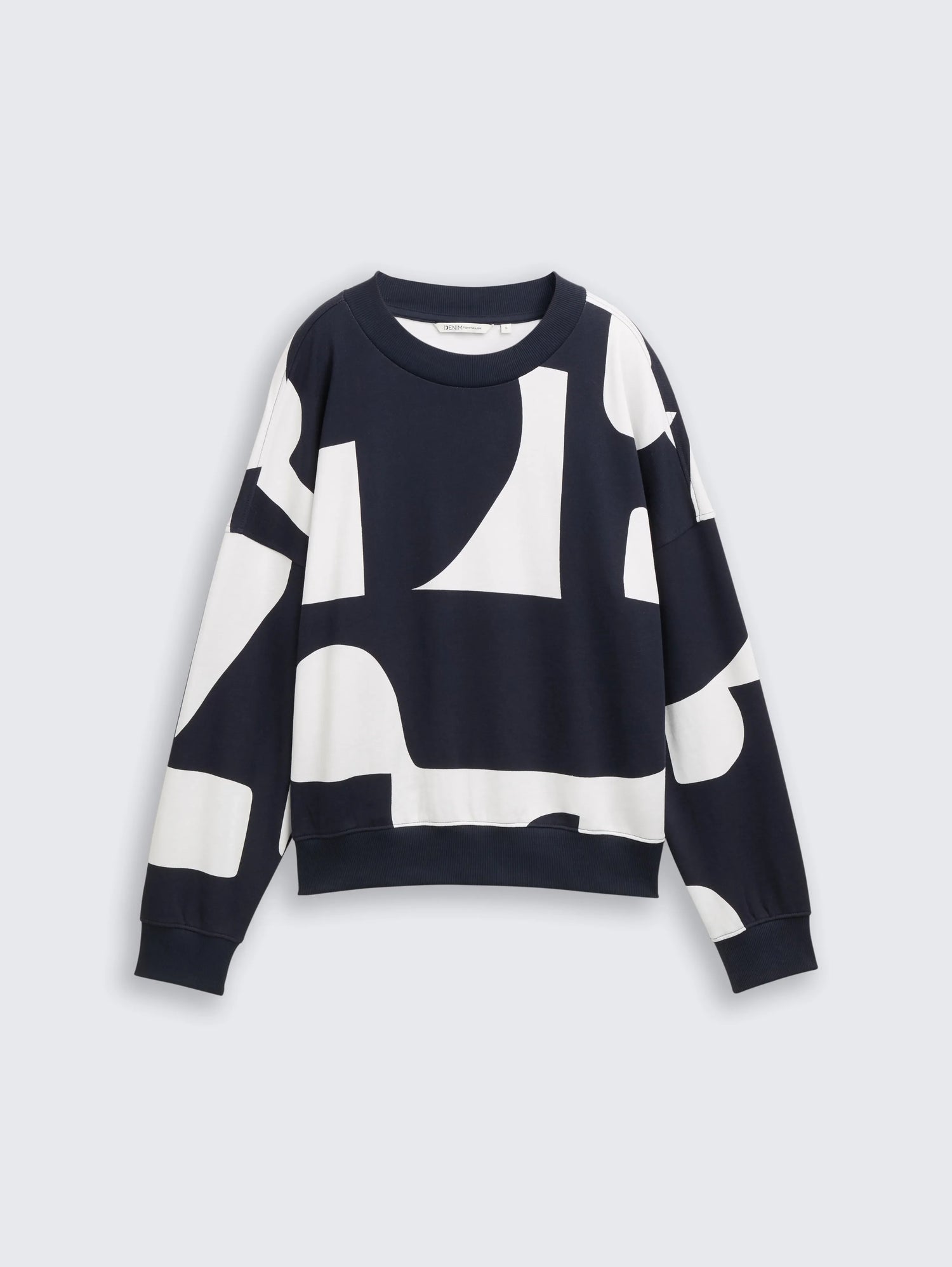 Tom Tailor_0_Loose-Fit Sweatshirt with Pattern_1049413_38859_04