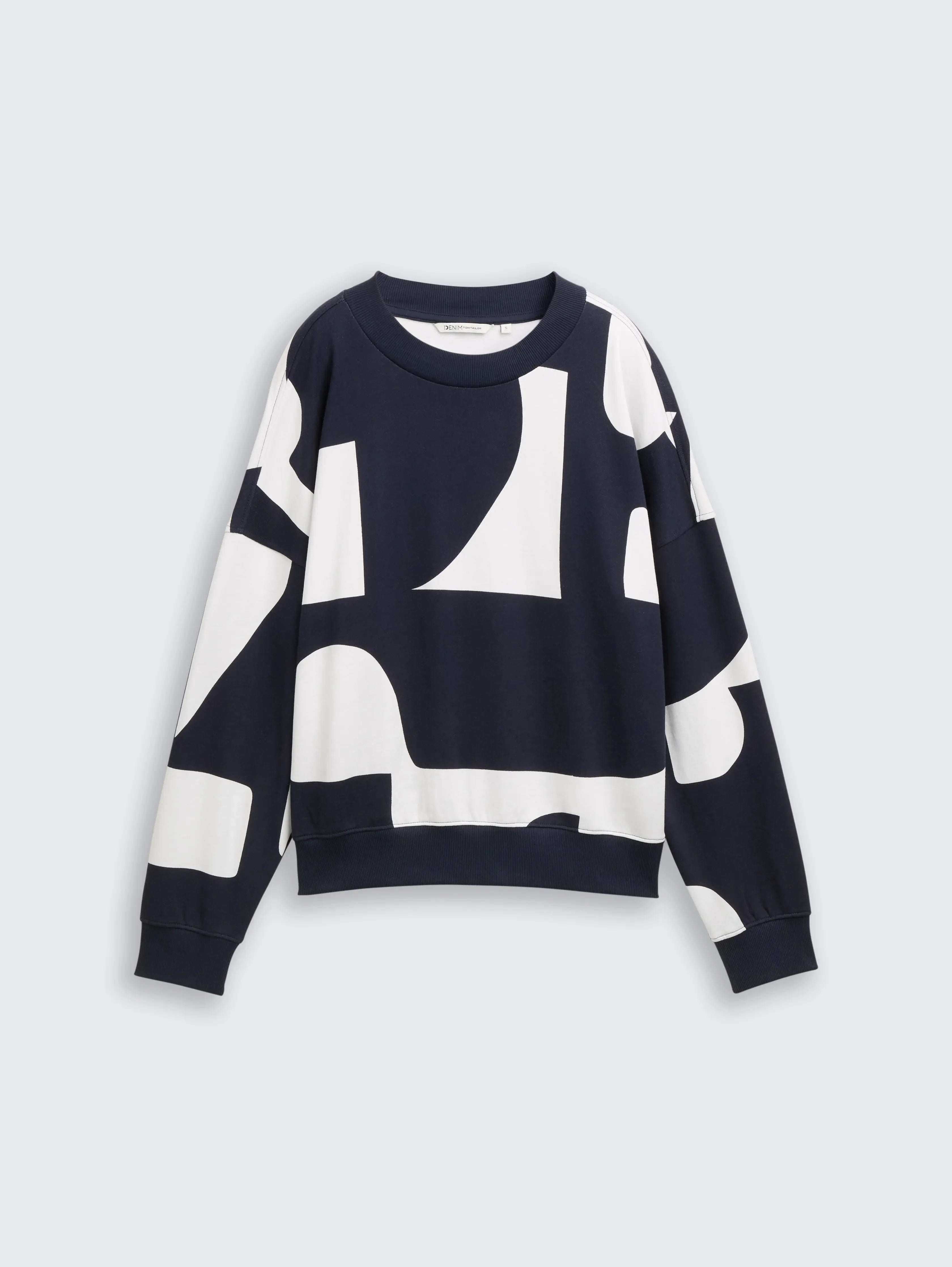 Tom Tailor_0_Loose-Fit Sweatshirt with Pattern_1049413_38859_04