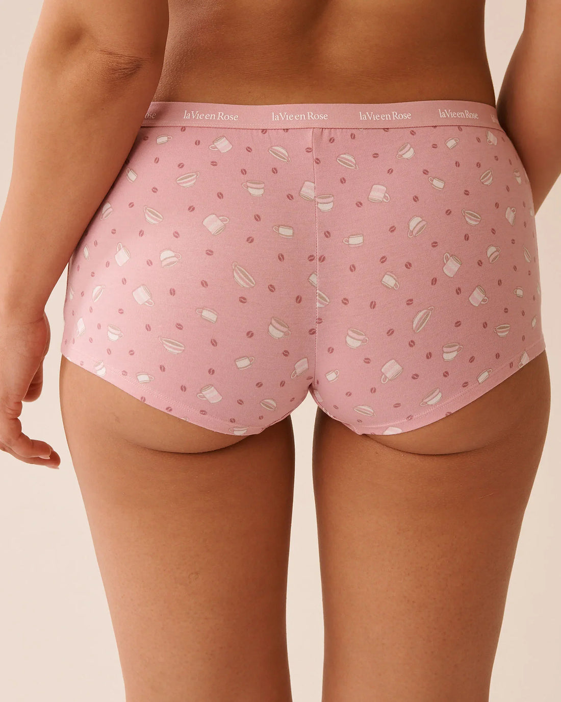 La Vie en Rose_Zephyr Coffee & Cups_Cotton Boyleg Panty_20100644_P60403_02