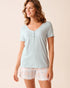 La Vie en Rose_Baby Blue_HenleyÊT-Shirt_40100772_40152_01