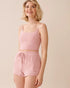 La Vie en Rose_Zephyr Mini Dot_Cotton Crop Cami with Shelf Bra_40100782_P60402_01
