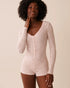 La Vie en Rose_Pale Lilac Leopard_Pink Leopard Print Super Soft Long Sleeve Romper_40300060_P50099_01