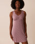 La Vie en Rose_Mauve Geo Ditsy_Geo Print Soft Jersey Nightie_60500208_P50101_01