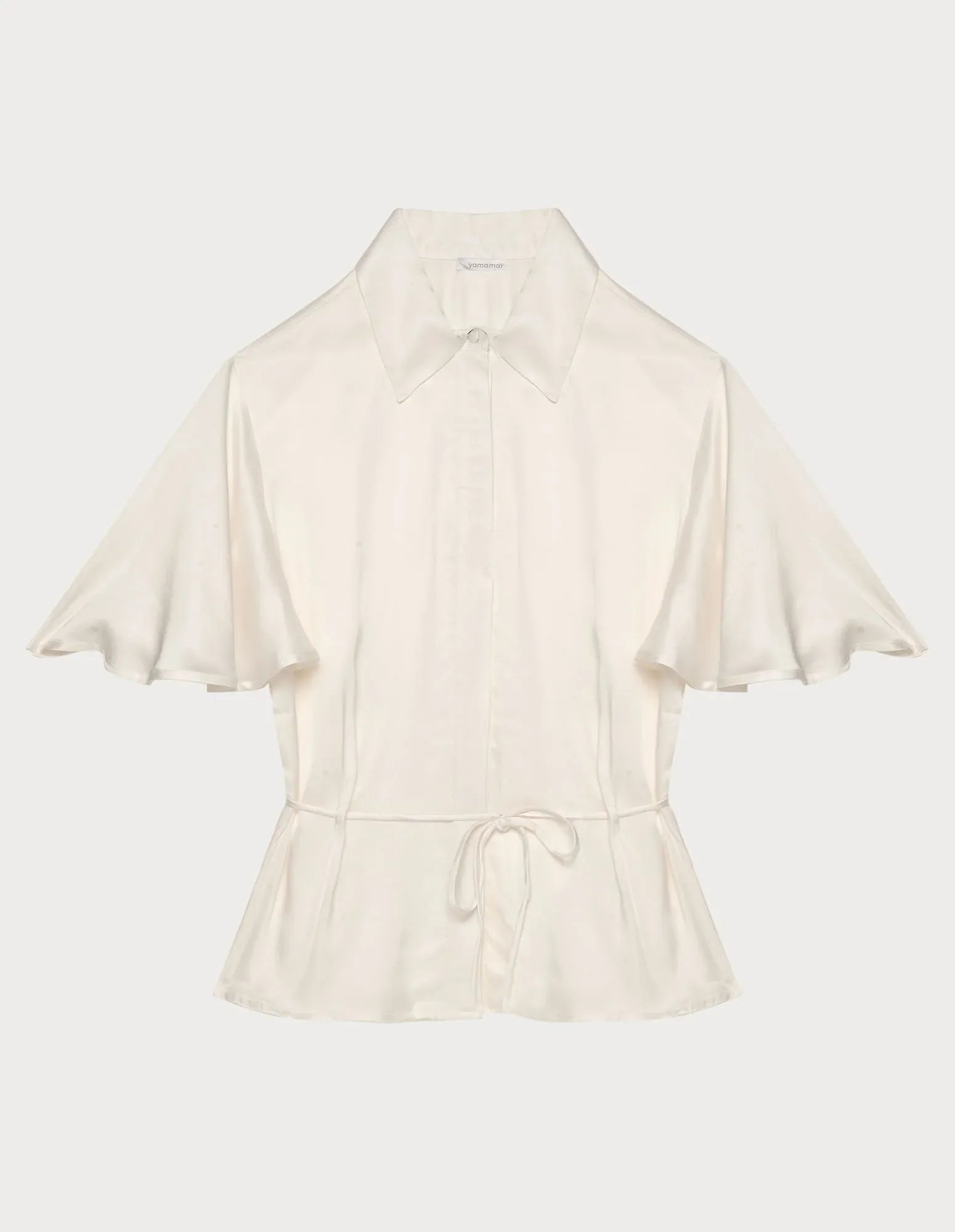 Yamamay_White_Short-Sleeve Shirt with Waist Drawstring Ð Neverending Summer_AMAD183004_014_04