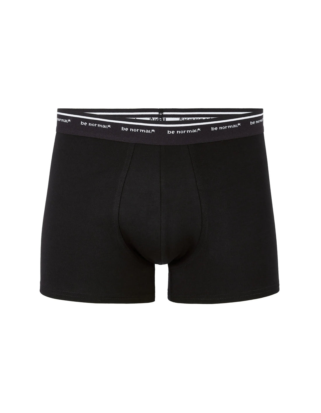 Celio_Black_Stretch Cotton Boxer Shorts with Contrasting Waistband_BINORMAL1_BLACK_01