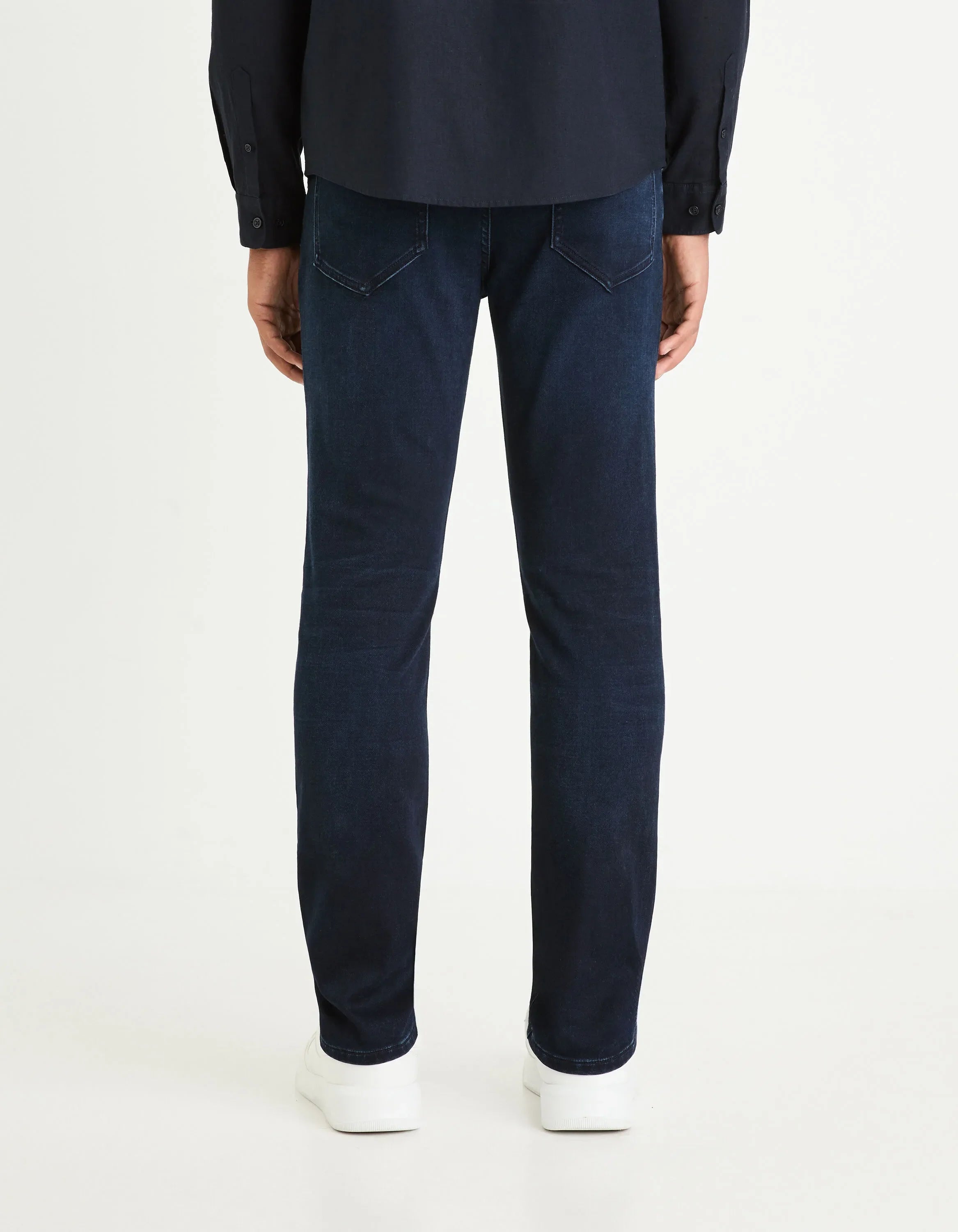 Celio_Blue Black_Jean C.35 Straight Stretch Mesh 3 Length_BOVERDYE15_BLUE BLACK_03