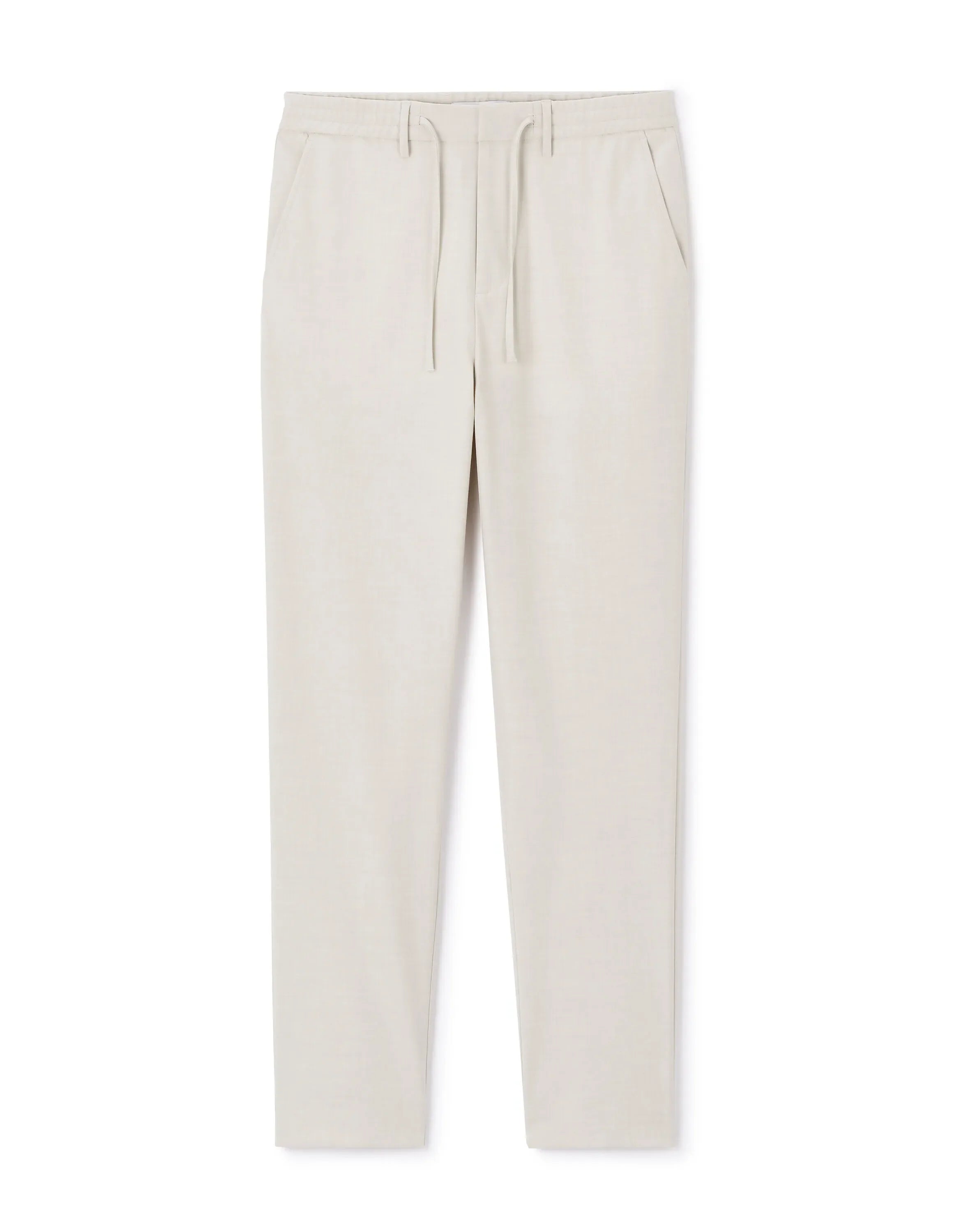 Celio_Ecru_24H Slim Stretch 7/8 Pants_COSMART_ECRU_08