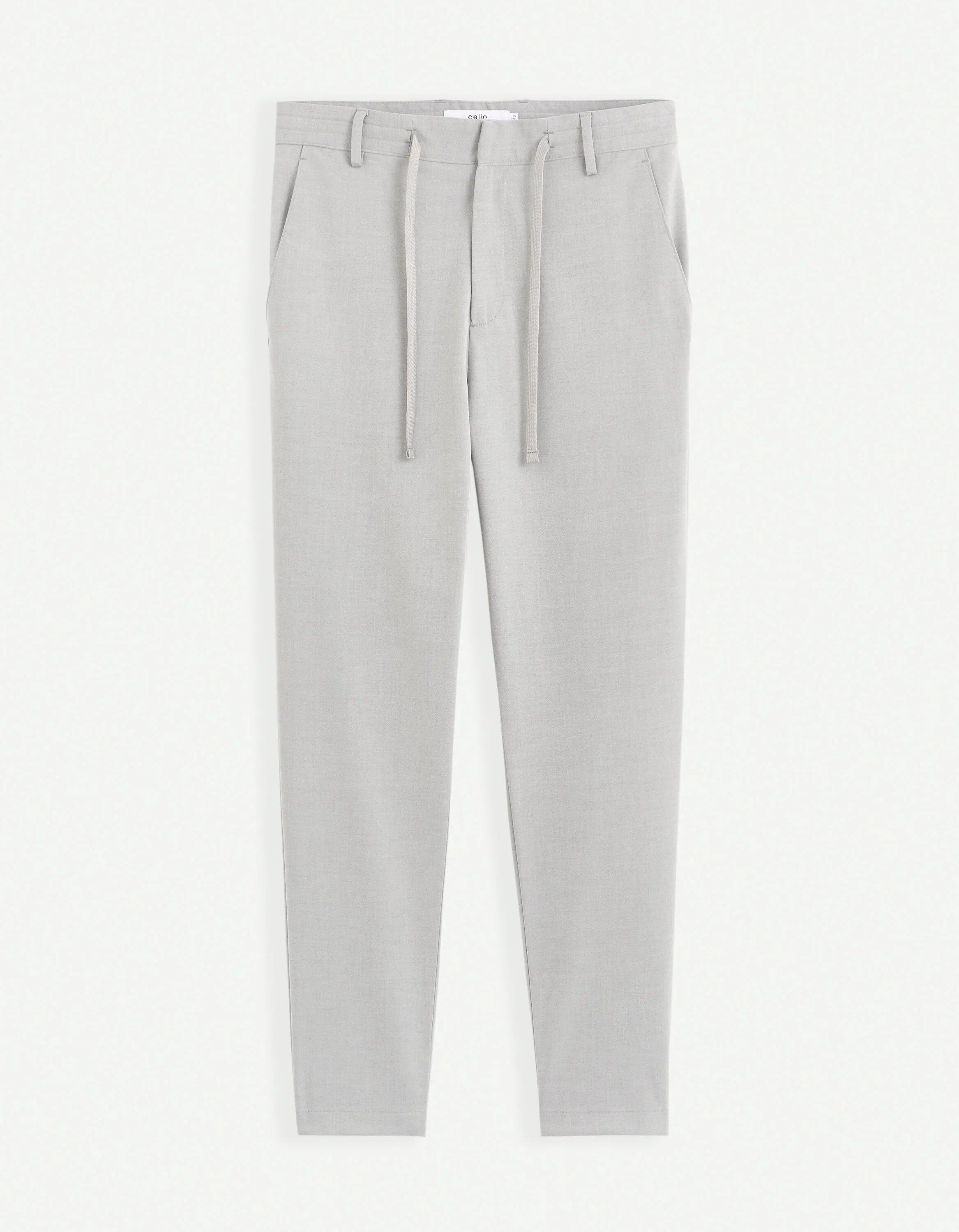 Celio_Grey_24H Slim Stretch 7/8 Pants_COSMART_GREY_07