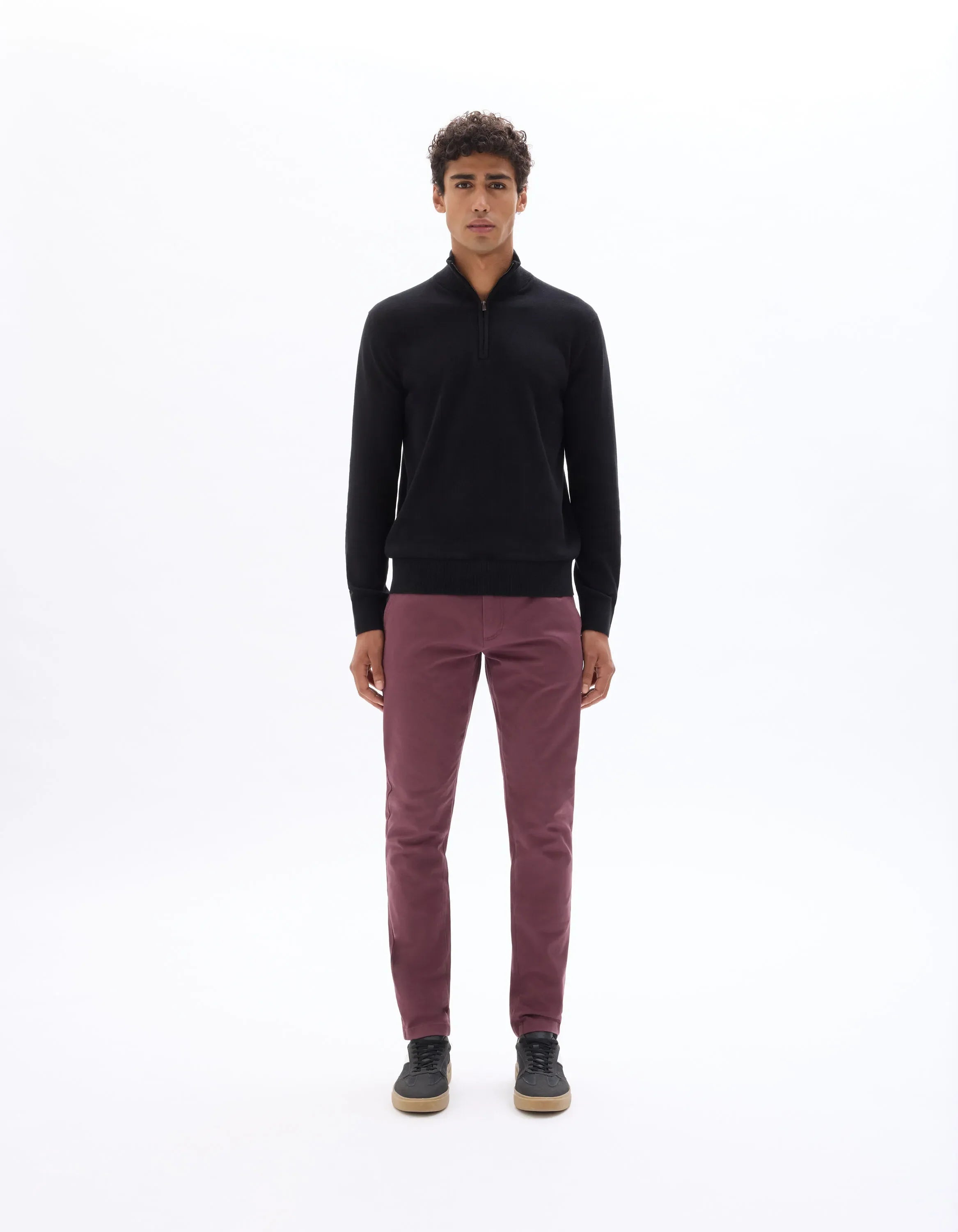 Celio_Black_100% Cotton Crew Neck Sweater_GECOTONT_BLACK_02