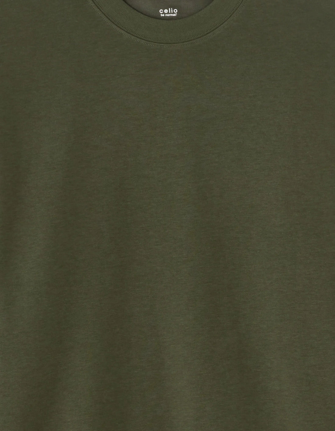 Celio_Deep Kaki_Oversized Long-Sleeved T-Shirt_LEHEML_DEEP KAKI_02