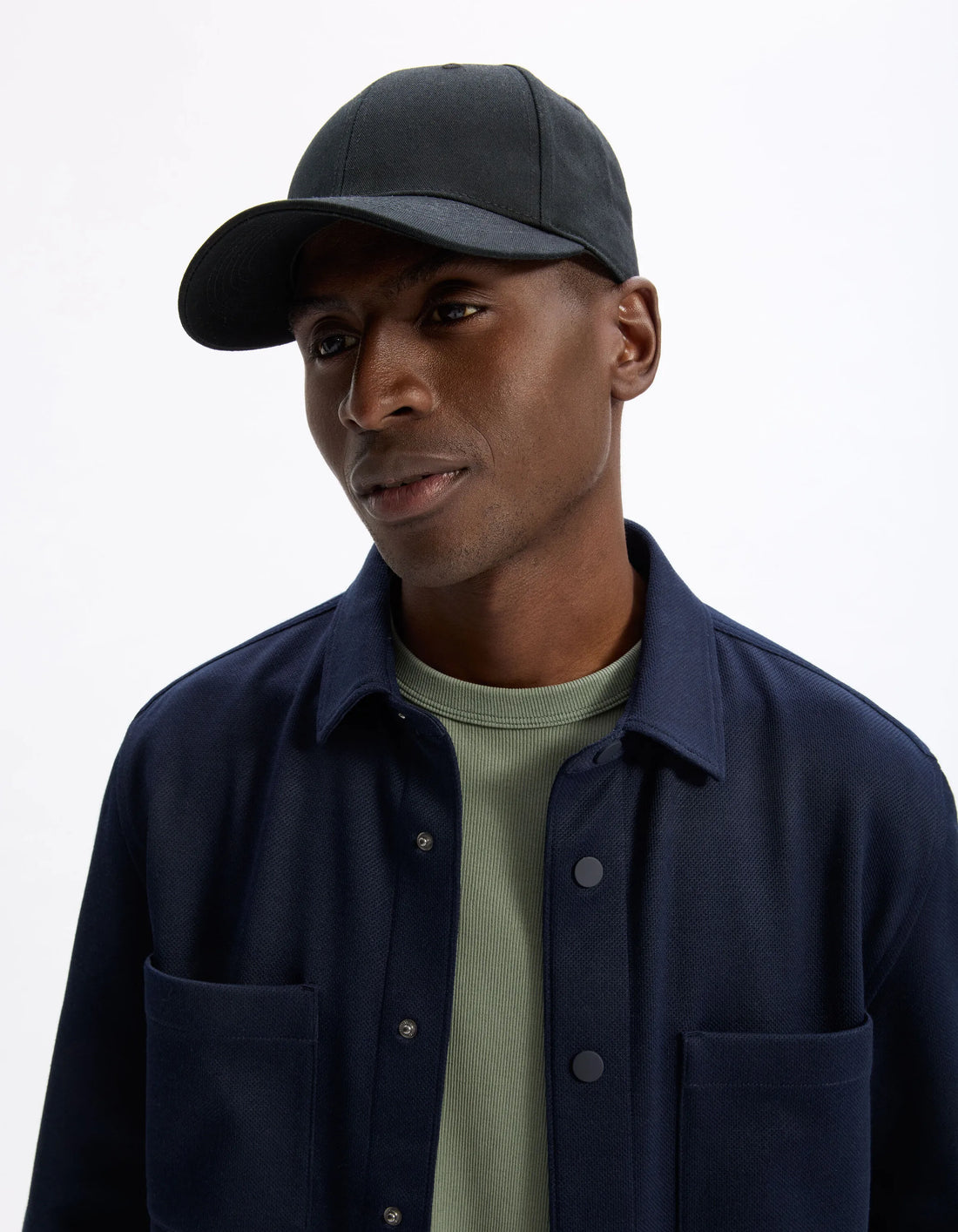 Celio_Black_Plain 100% Cotton Cap_LICAPORIGI_BLACK_02