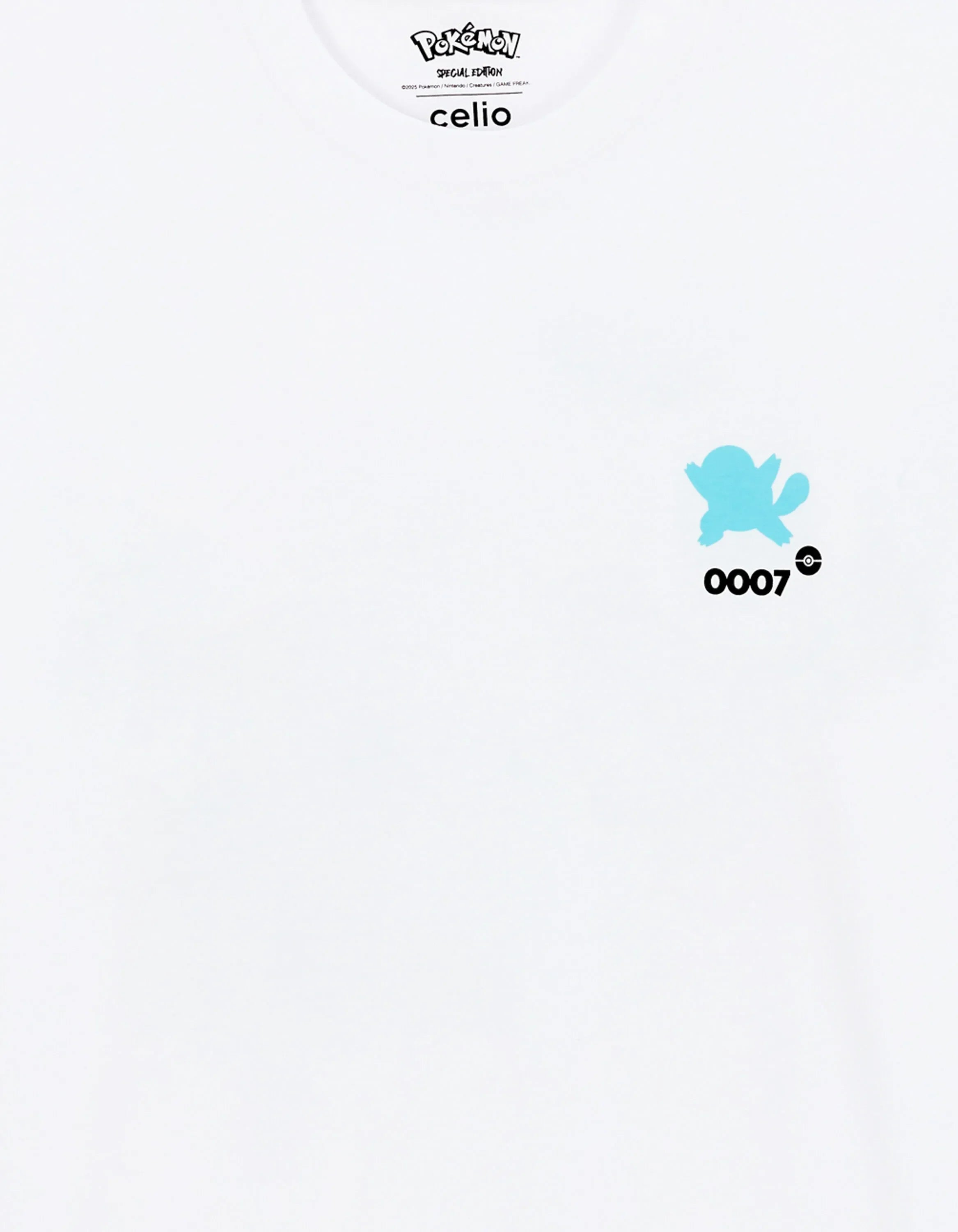 Celio_Blanc7_PokŽmon Squirtle T-Shirt_LMEPOKE0_BLANC7_06