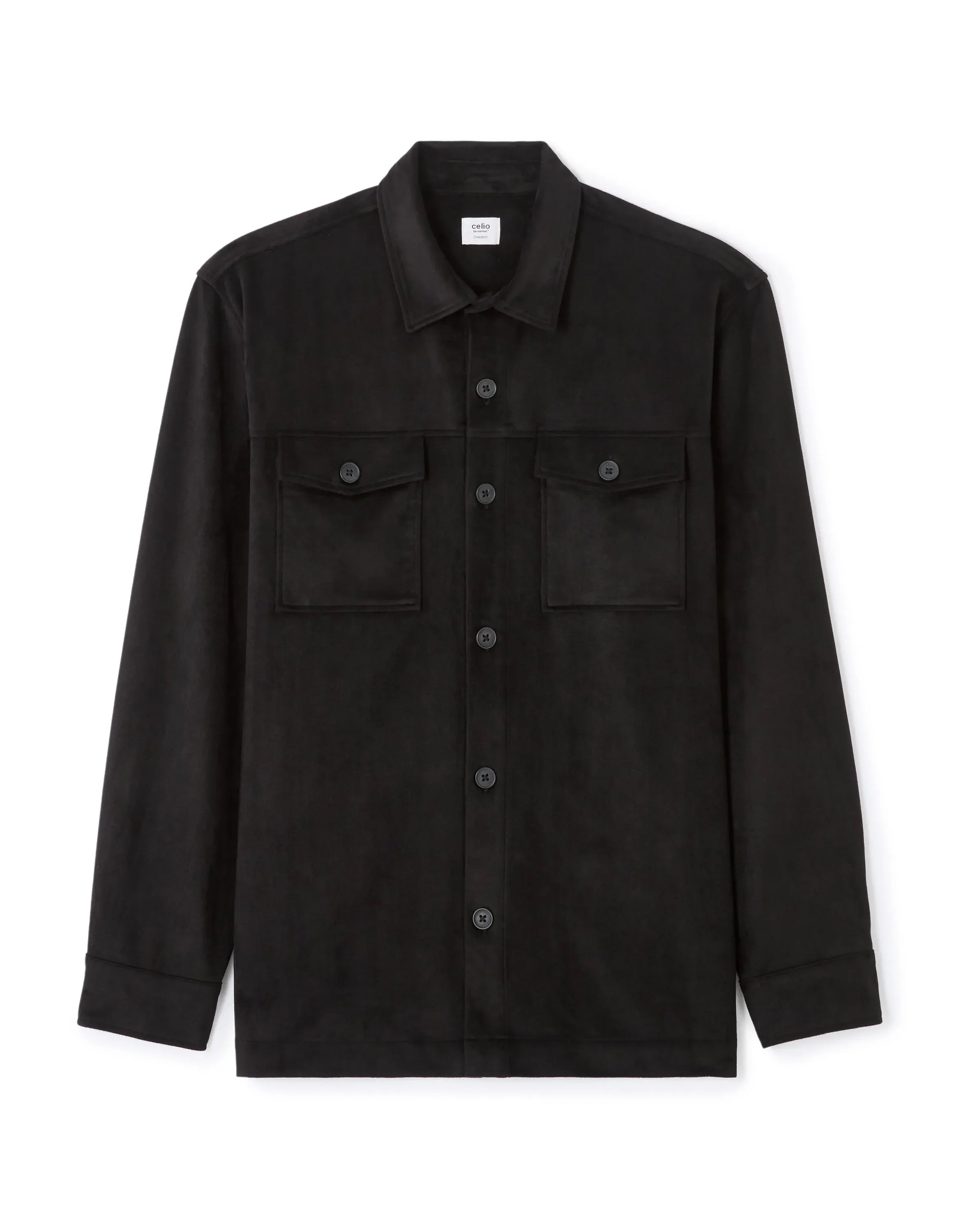 Celio_Noir_Overshirt with Pockets_MADAIM_NOIR_05