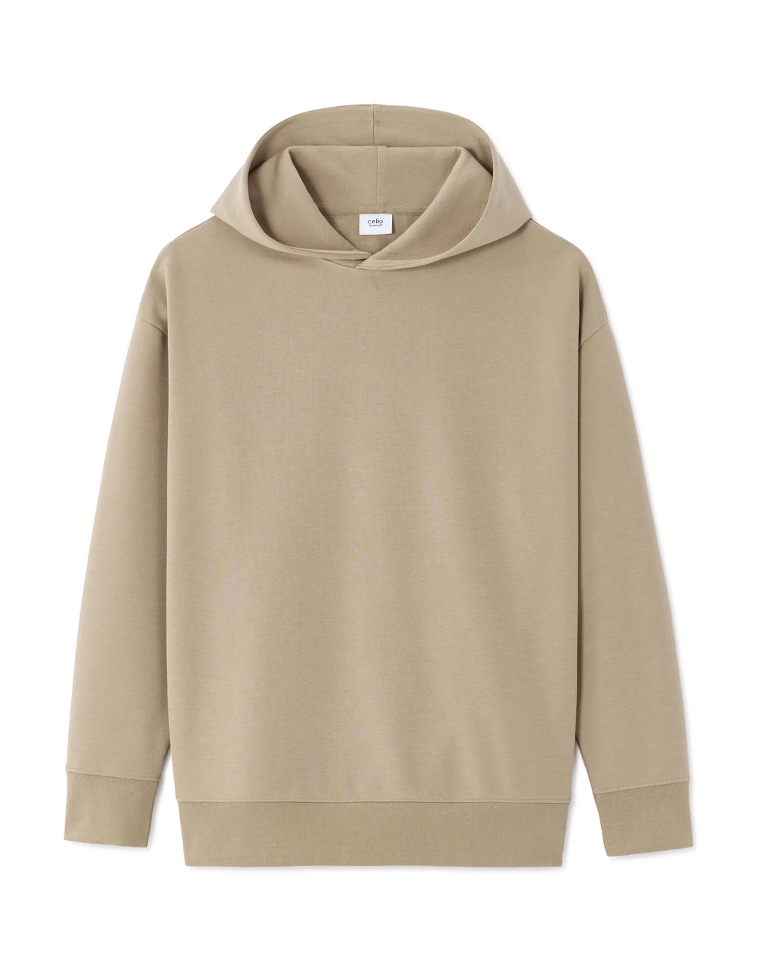 Celio_Cajou_Oversized Hooded Sweatshirt_MEBISLOCK_CAJOU_01