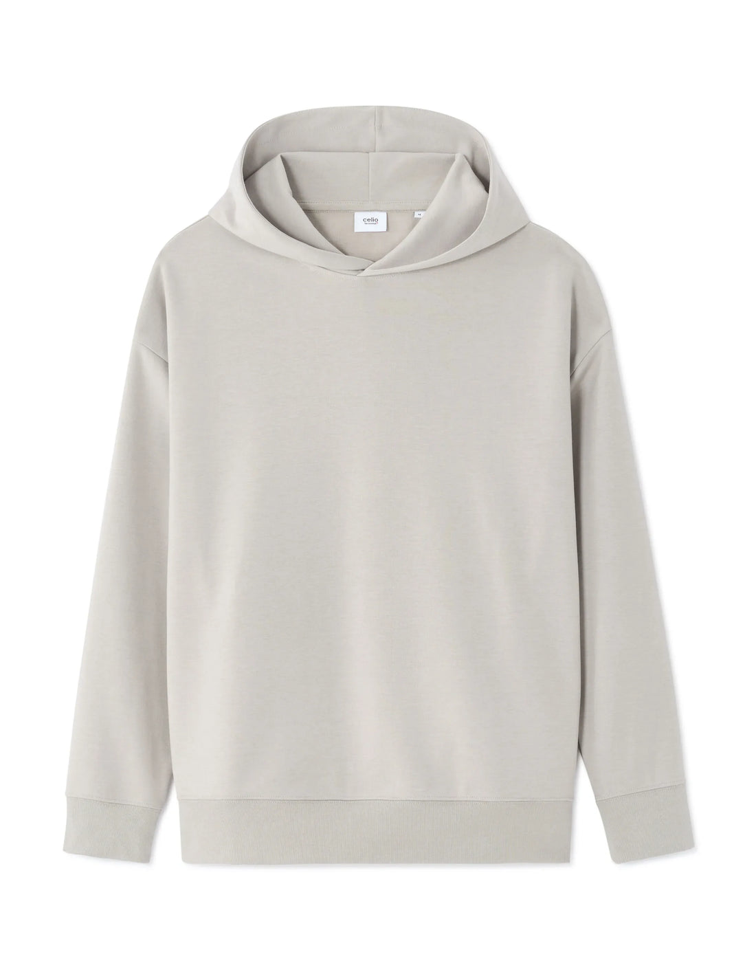 Celio_Grey Granit_Oversized Hooded Sweatshirt_MEBISLOCK_GREY GRANIT_01