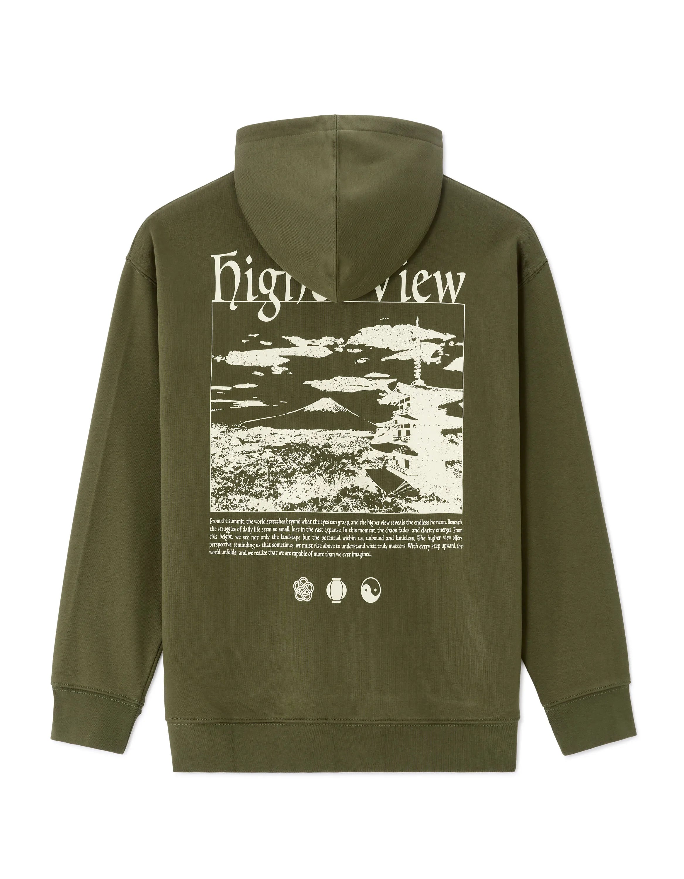 Celio_Khaki_Fuji Printed Oversized Zip Hoodie_MEFUJI_KHAKI_05