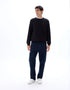 Celio_Black_Relaxed Round Neck Sweater 100% Cotton_MEJOUR_BLACK_01