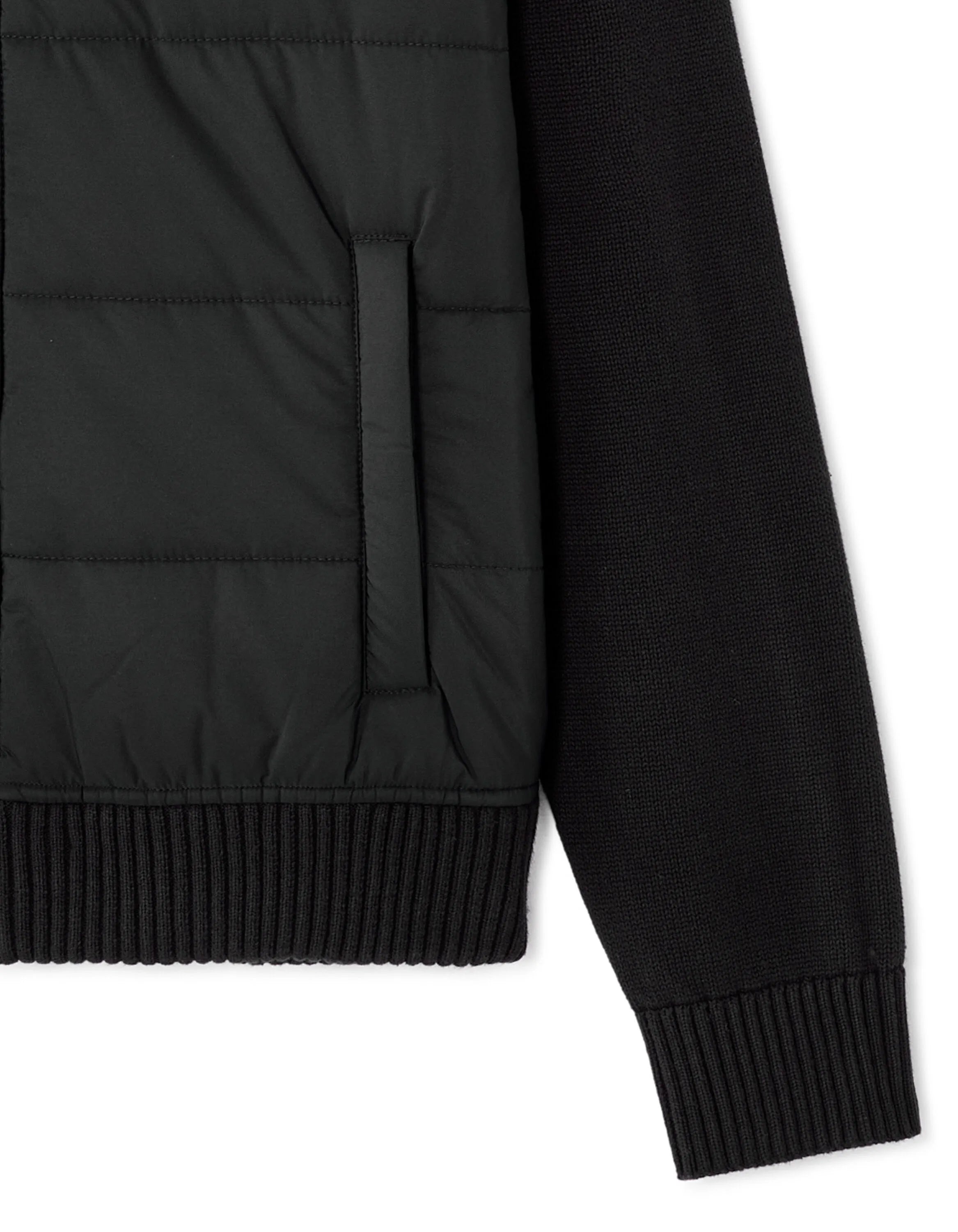 Celio_Black_100% Cotton Milano Knit Jacket_MERGUS_BLACK_06