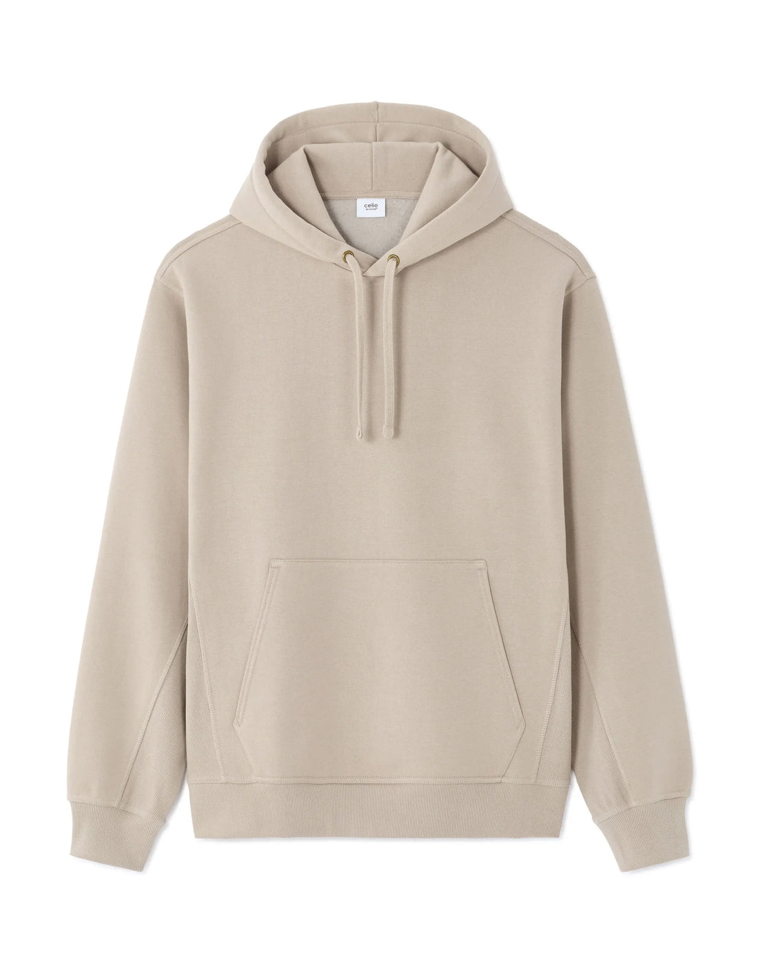 Celio_Grey Granit_Oversized Zip-Up Hoodie_MESTIN_GREY GRANIT_01