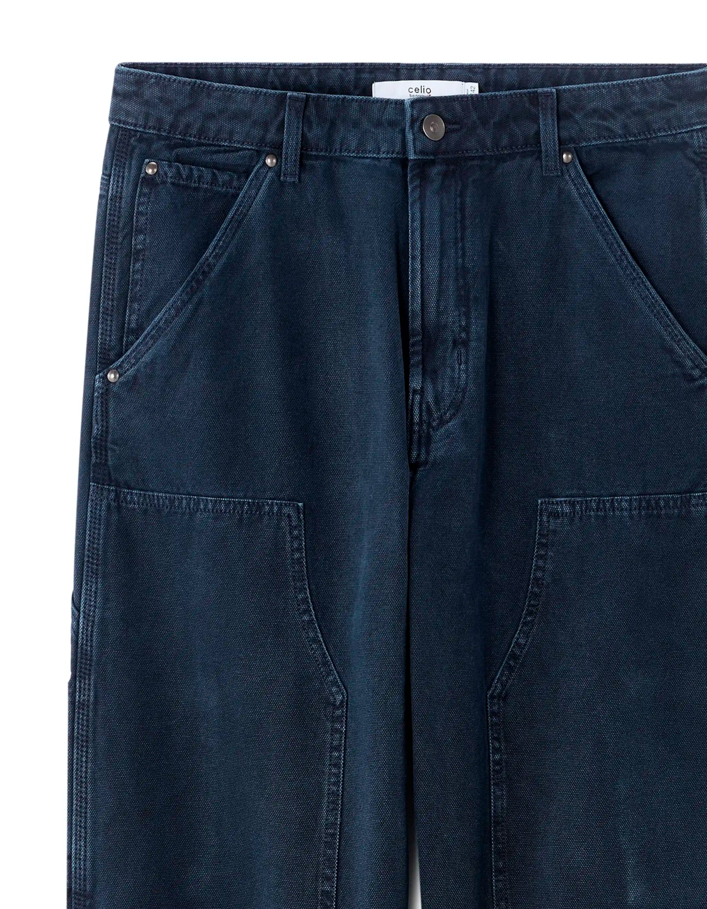 Celio_Brut_100% Cotton Baggy Carpenter Pants_MOCARBAGGY_BRUT_06