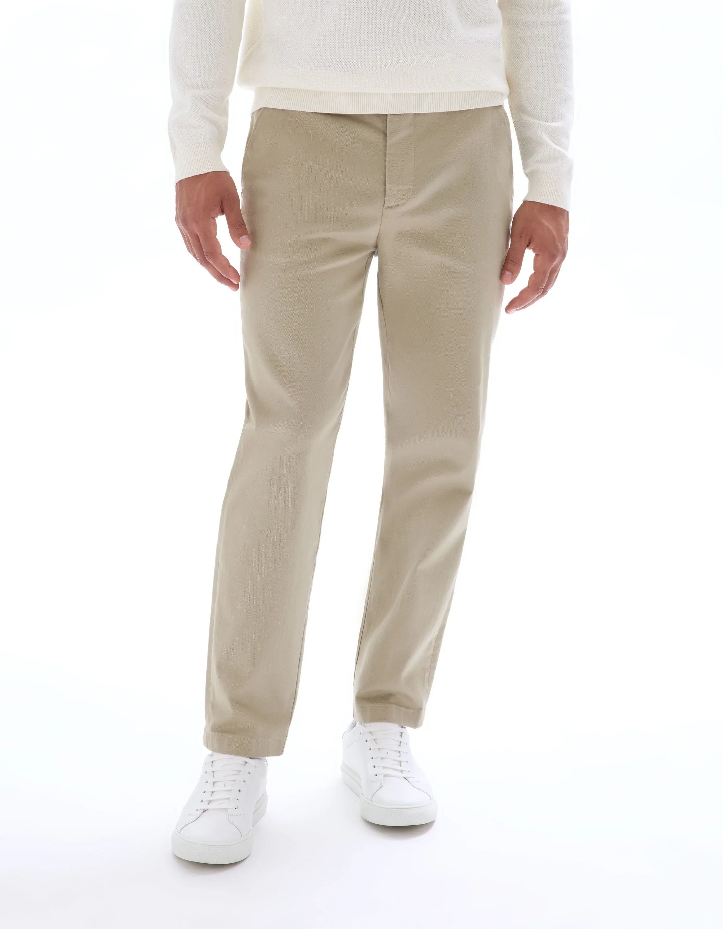 Celio_Beige Clair_Slim Powerflex Stretch Cotton Chino Pants_MOFRENCHIE_BEIGE CLAIR_04