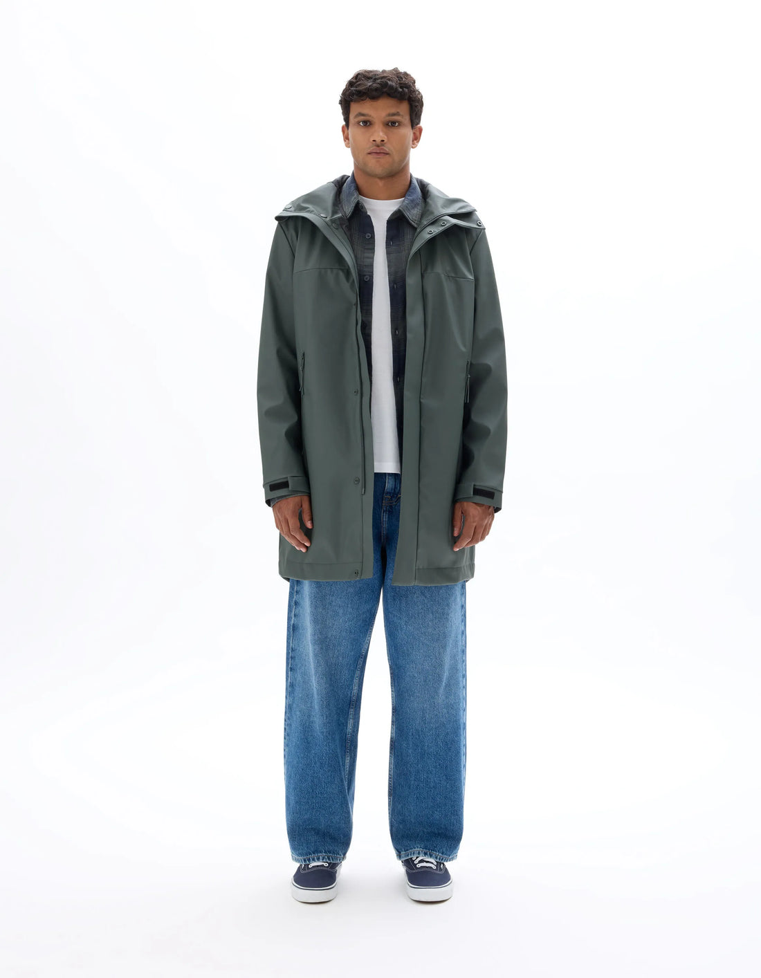 Celio_Kaki_Rubber Parka_MUFISH_KAKI_01