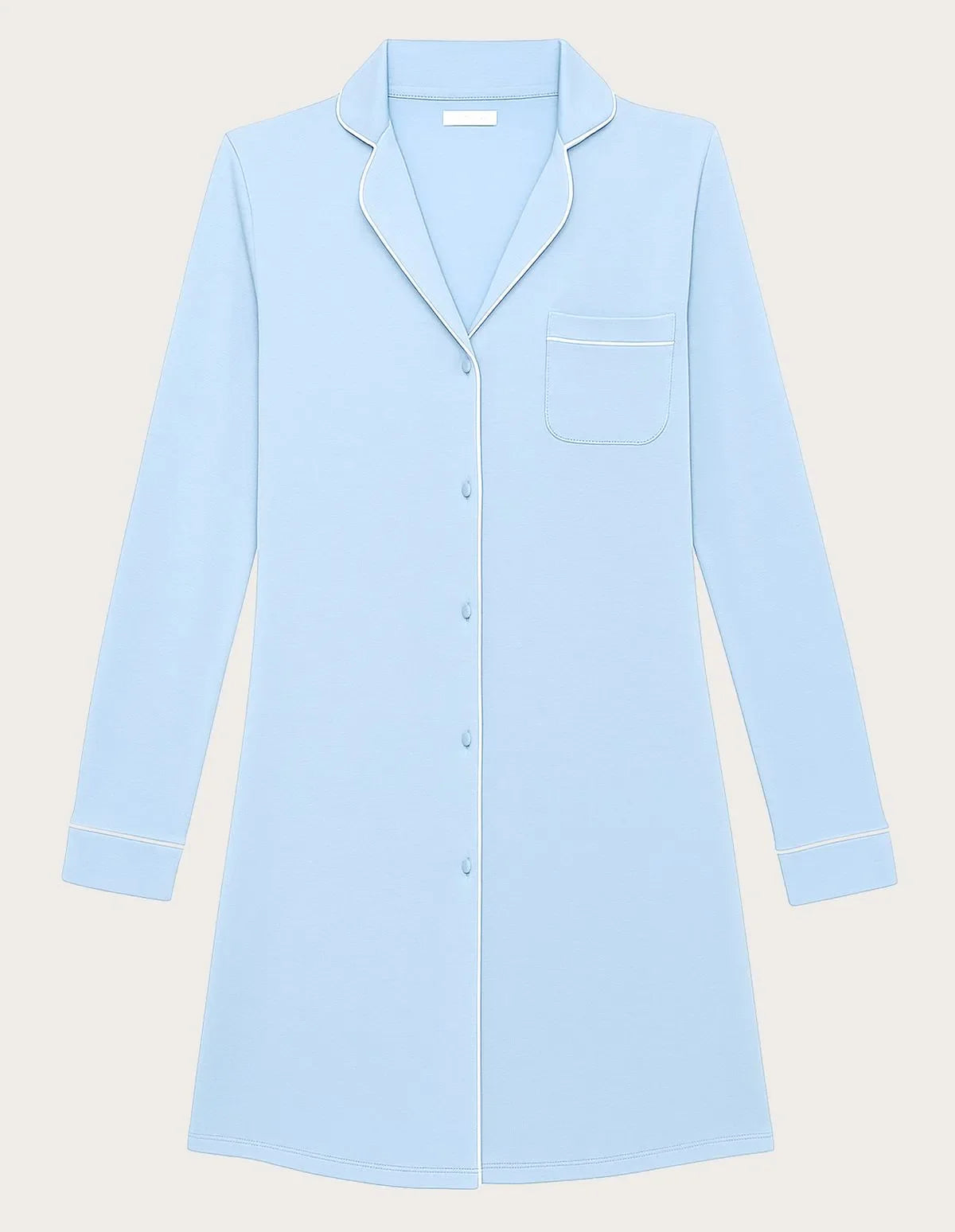 Yamamay_Baby Blue_Buttoned Nightdress with Tencelª Modal Ð Daily Modal_PCCD183003_032_05