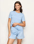 Yamamay_Baby Blue_Short Pajama Trousers with Tencelª Modal Ð Daily Modal_PPBD183004_032_01