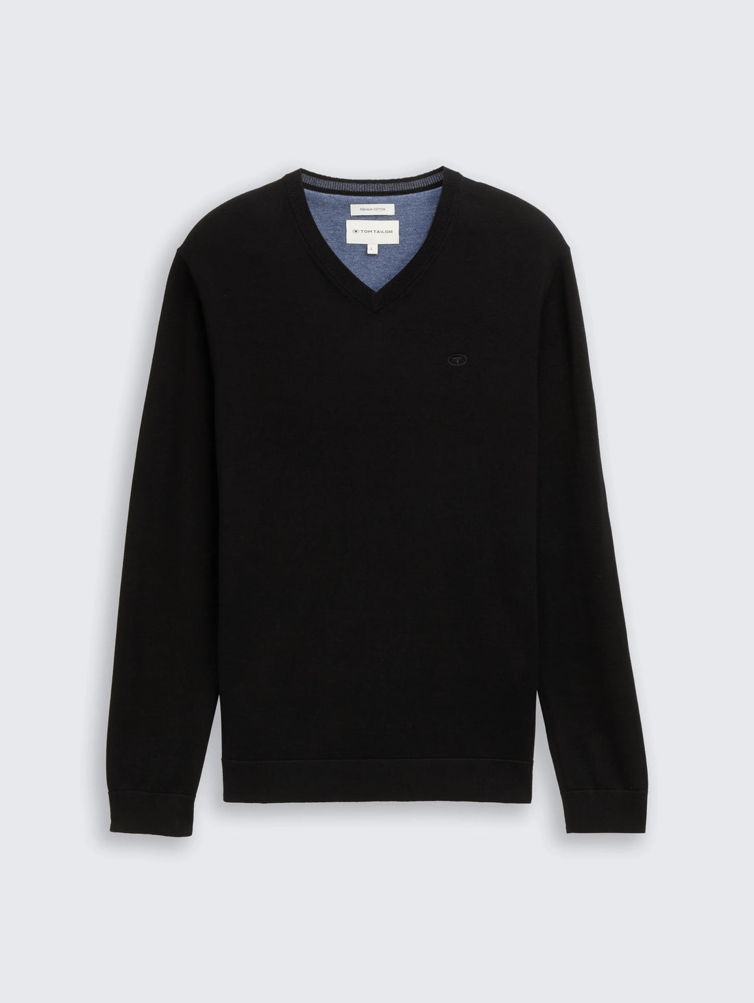 Tom Tailor_0_Knitted Jumper with V-Neck_1039806_29999_01