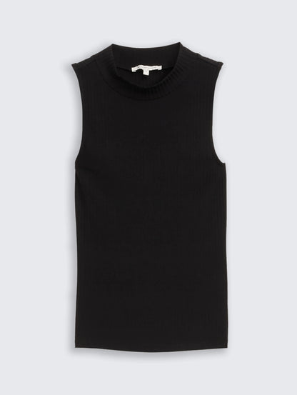 Tom Tailor_0_Ribbed Top with Stand-Up Collar_1043074_38384_01
