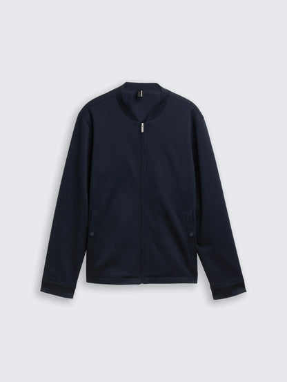 Tom Tailor_0_PiquŽ Blouson Jacket with Bomber Collar_1047274_10668_01