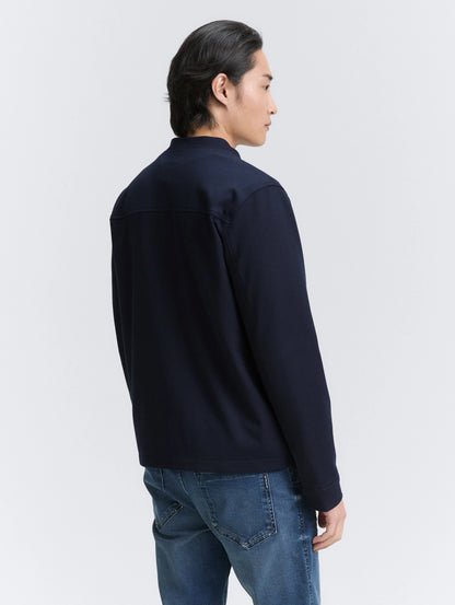 Tom Tailor_0_PiquŽ Blouson Jacket with Bomber Collar_1047274_10668_04