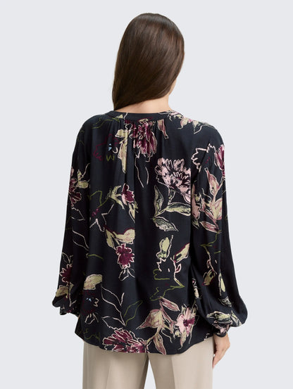 Tom Tailor_0_Loose Fit Blouse with Pattern_1047584_38400_03