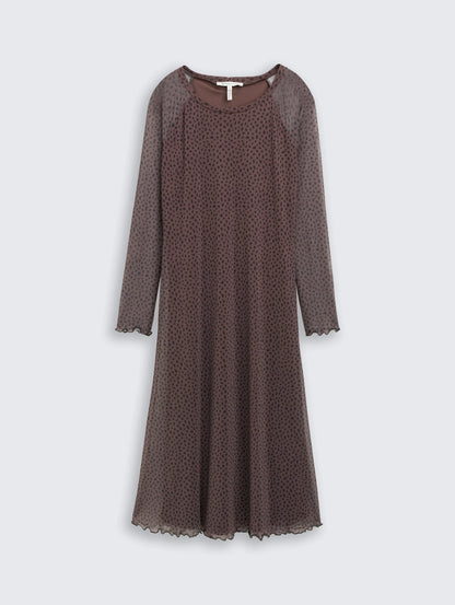 Tom Tailor_0_Mesh Midi Dress with Pattern_1047624_38420_01