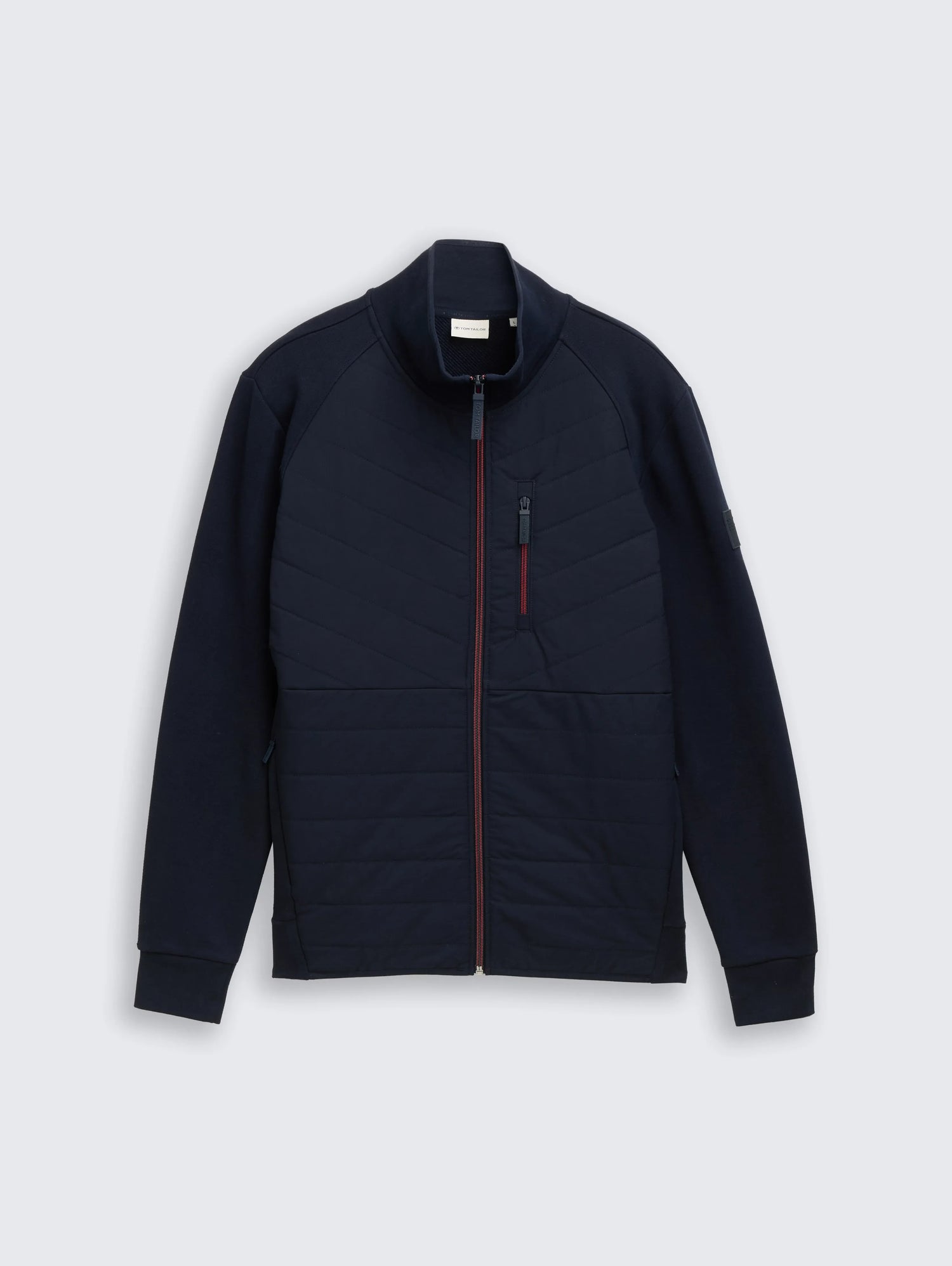 Tom Tailor_0_Hybrid Sweat Jacket with Quilting_1047772_10668_04