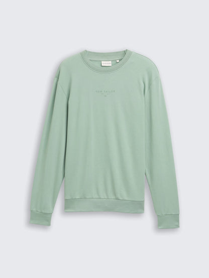 Tom Tailor_0_Crewneck Sweatshirt with Logo Print_1047784_22577_01