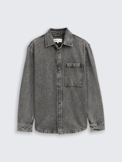 Tom Tailor_0_Overshirt Denim Shirt with Breast Pocket_1047991_10219_01