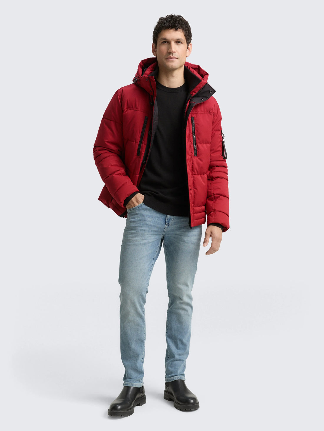 Tom Tailor_0_Puffer Jacket with Detachable Hood_1048485_10814_01