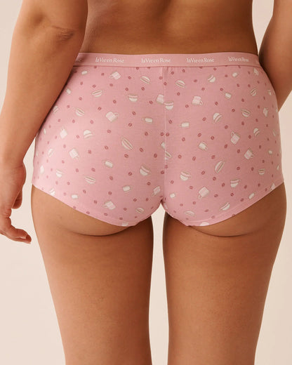 La Vie en Rose_Zephyr Coffee &amp; Cups_Cotton Boyleg Panty_20100644_P60403_02