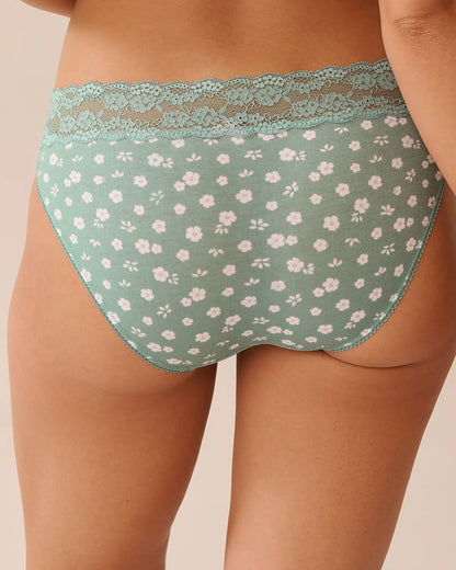 La Vie en Rose_Gray Mist Ditsy_Cotton and Lace Band Bikini Panty_20100659_P40482_02