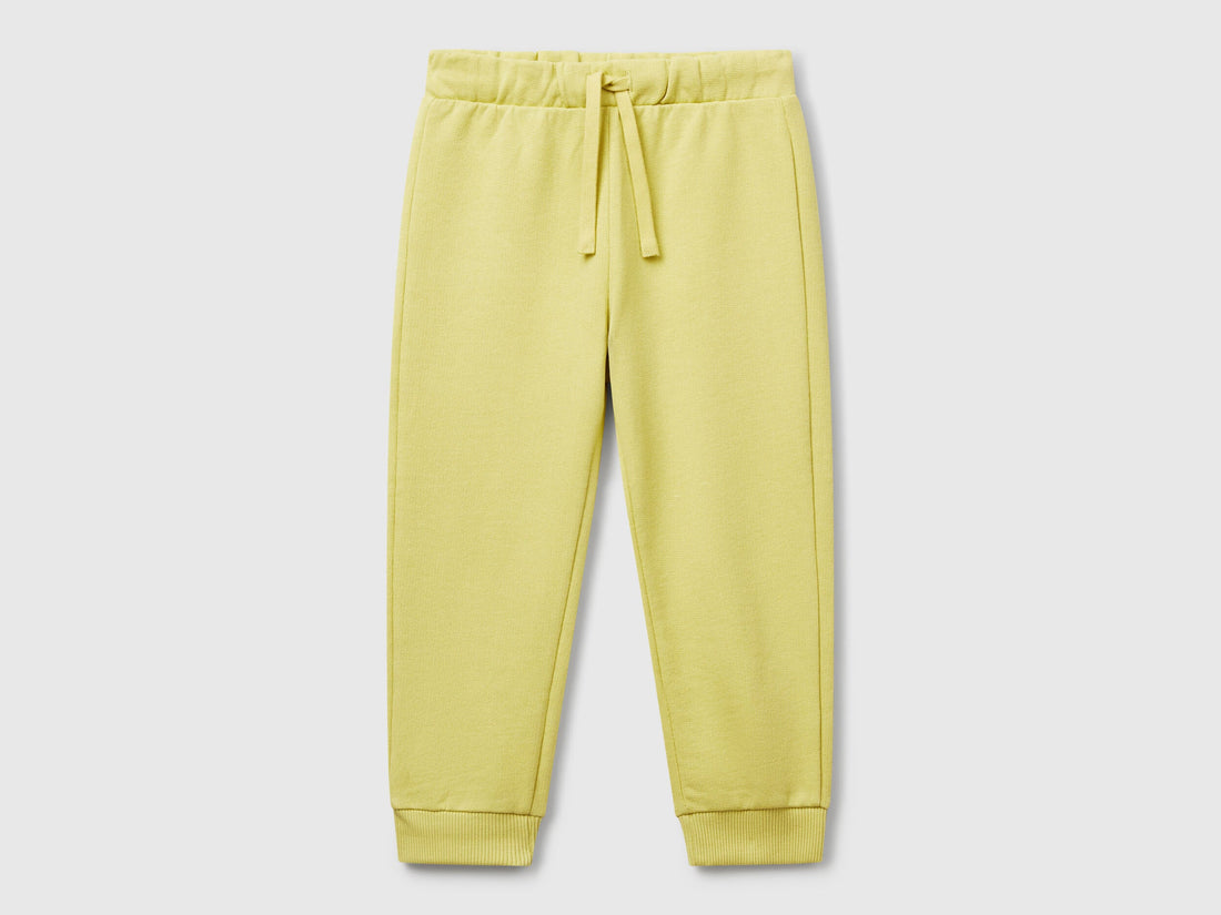Beneton_Cotton Trousers with Logo_3J70GF010_0Y6_01