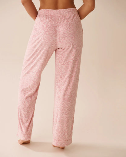 La Vie en Rose_Pale Lilac Tonal Leopard_Leopard Print Soft Velour Pj Set_40400086_P50100_05