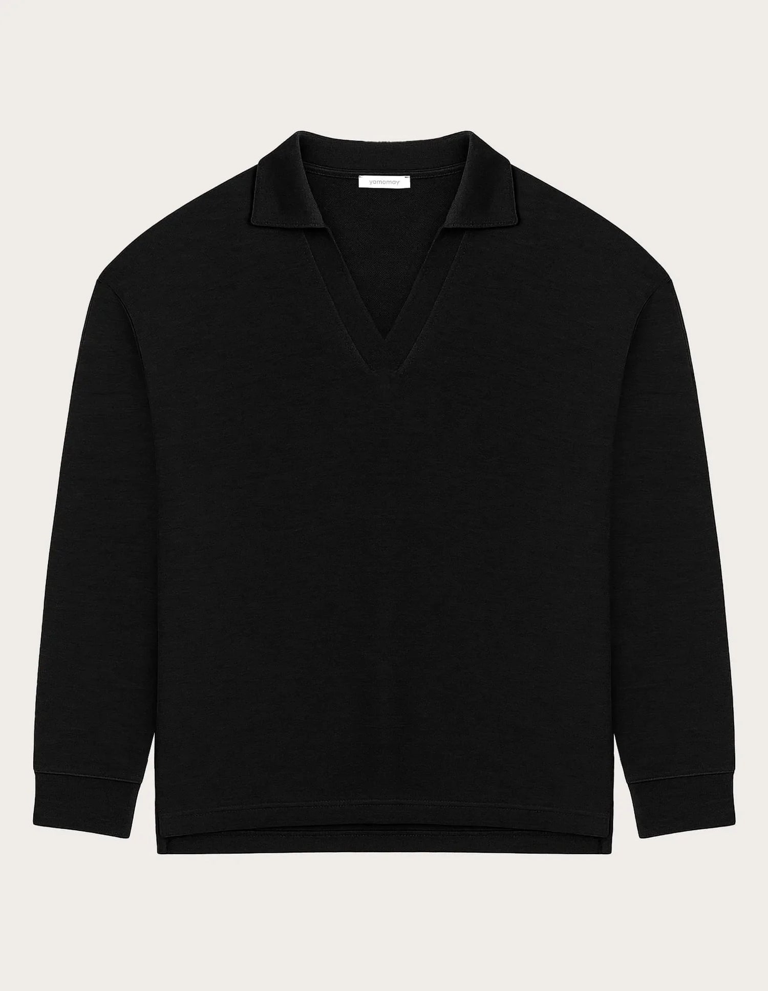 Yamamay_Black_Closed WomenÕS Sweatshirt with Tencelª Modal Ð Easy Living_AMAD183006_072_06
