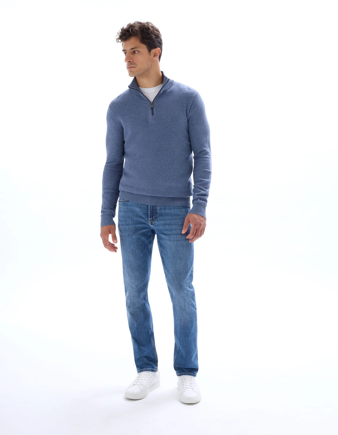 Celio_Blue Storm_100% Cotton Crew Neck Sweater_CELIM_BLUE STORM_02